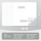 HTVRONT White HTV Heat Transfer Vinyl Bundle: 10 Pack 12"x12" Iron on Vinyl | - Image 2