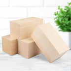 4 Pack Basswood Carving Blocks, Soft and Smooth, Easy Whittling and Carving - Image 4