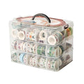 Washi Tape Box Organizer Storage, Divider Closet Container, by HomDSim