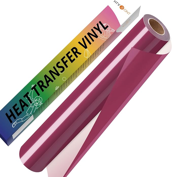 HTVRONT Maroon HTV Vinyl Roll by HTVRONT