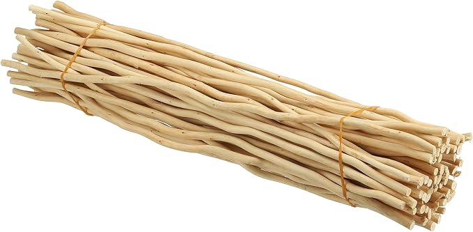 PATIKIL 60 Pcs / 50cm Wood Log Sticks, 0.2-0.5inch in Diameter Natural Driftwood by PATIKIL