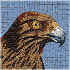 Easy Mosaic Set for All Ages, Build a Real Mosaic, DIY Square 5.9inch Eagle by ALEA+Mosaic