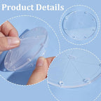 PH PandaHall 8pcs 4 Sizes Circle Template Sewing Rulers Set, 1/2/3/4inch - Image 4