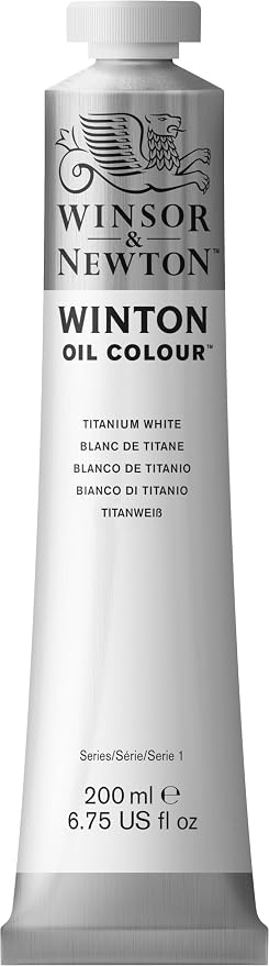Winsor & Newton Winton Oil Color, 200ml Tube, Titanium White - Image 11