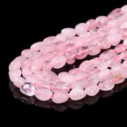 HAAMIIQII Natural Rose Quartz Crystal Pebble Stone 5-8mm Small Irregular - Image 2
