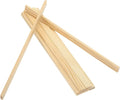 MECCANIXITY 10Pcs Wood Strips Slats, 1/8" x 3/8" x 8" Thin Wood Sticks Flat by MECCANIXITY