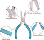 Anezus 4Pcs Jewelry Pliers Tool Set Includes Needle Nose Pliers, Round Nose - Image 4