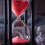 BELLAWARE Hourglass Timer with Red Sand, 60 Minute Wooden Sand Timer | Creative - Image 4