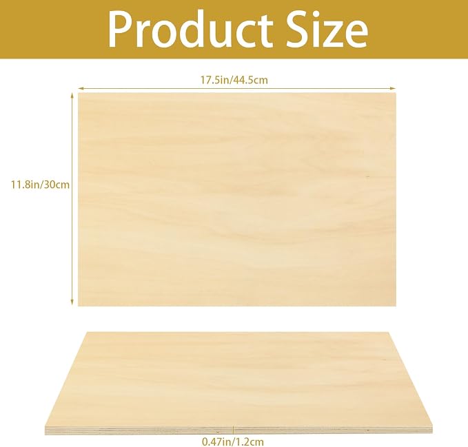 5 Pack Basswood Sheets for Crafts - Image 2