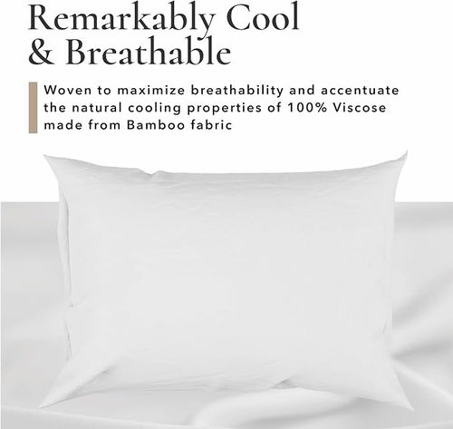 Bamboo Bay Hotel Quality 4 Piece Cooling Pillow Cases - Image 2