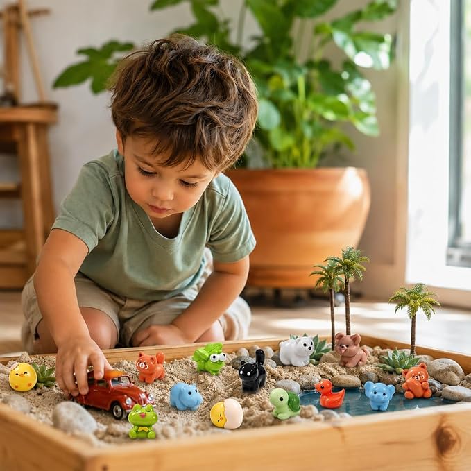 DIYDEC 85pcs Mini Resin Animal, Miniature Figures to Hide Little Tiny Resin - Image 6