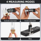 Digital Caliper Measuring Tool, Stainless Steel Vernier Caliper Digital 6IN | - Image 3