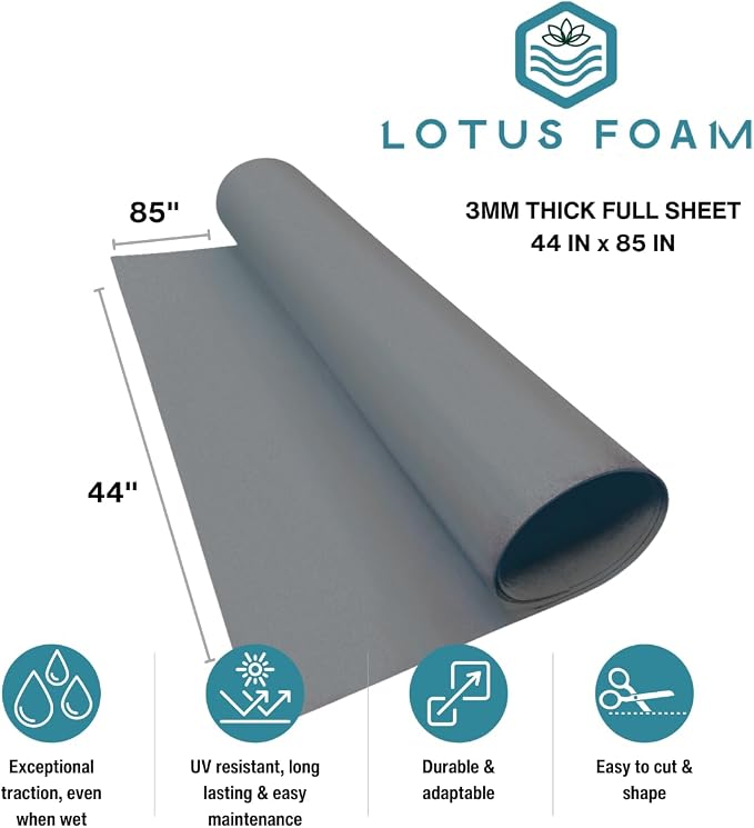 LotusFoam EVA Foam Sheet 3mm – 44"x 85" Craft Foam - Image 2