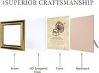 8x8 Picture Frame 4 set Ornate Vintage Picture Frames Gold - Image 5