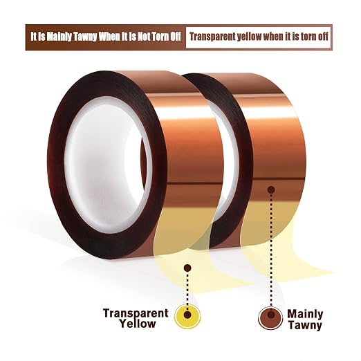 MEBMIK 2 Rolls 20mm x16m Heat Tape High Temperature Heat Resistant Tape Heat - Image 6