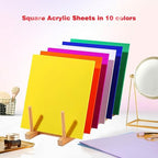 Adrattnay Acrylic Sheets 1/8 Thick, Opaque Colored Acrylic Panel - Image 6