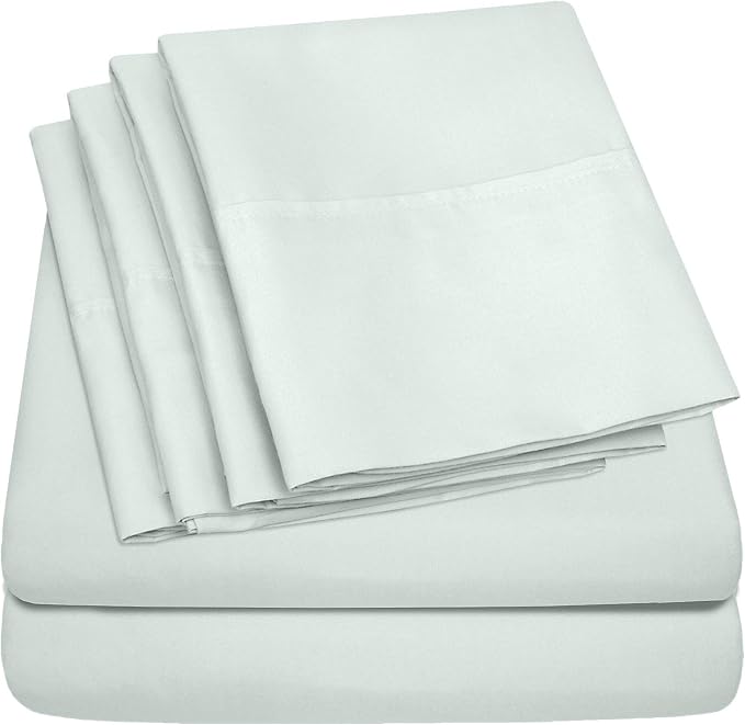 Queen Sheets Mint by SweetHomeCollection