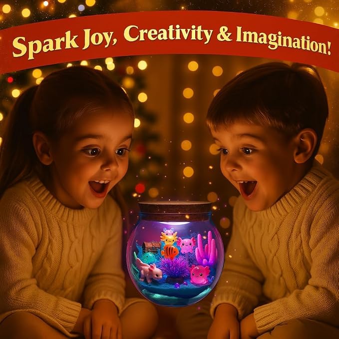 Axolotl Gifts for Girls & Boys – DIY Glow Jar Toy - Image 7