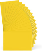 Heat Transfer Vinyl Bundle: 16 Pack 12" x 10" Yellow Heat Transfer Vinyl T-Shirt by YUITCE