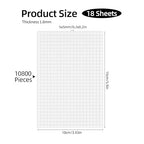 10800Pcs Double-Sided Adhesive Pads, 18 Sheets Foam Dots Adhesive Foam Square - Image 2