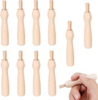 10 PCS Wooden Poking Felting Needle Pen Needle Felting Tools Punch Needle by Unknown