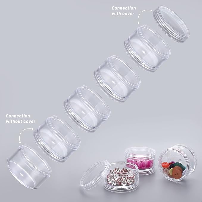 Hipiwe 4 Set Stackable Cosmetic Containers - Image 7