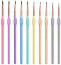 Nicpro 10PCS Micro Fine Detail Paint Brush Set, Aesthetic Pastel Small by Nicpro