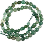 HAAMIIQII Natural Green Agate Pebble Stone 5-8mm Small Irregular Freeform by HAAMIIQII