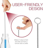 Long Straw Brush Cleaner, Flexible Nylon Tube Cleaning Brushes - Image 3