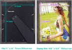 RPJC 11x14 inch Photo Frame Made of Solid Wood High Definition Glass Display - Image 4
