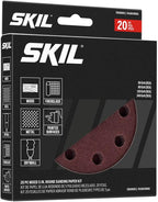 SKIL 20-Piece Mixed 5 in. 60/80/120/240 Grits Round Sanding Paper Kit - Image 2