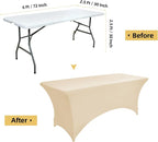 10-Pack 6ft Spandex Table Covers - Image 7