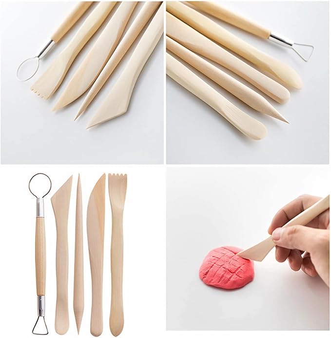 Clay Tools 52PCS Pottery Tools Clay Sculpting Tools Polymer Clay Tools Kit - Image 5