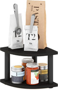 Furinno Turn-N-Tube Kitchen Countertop Organizer, 2-Tier Corner Countertop by Furinno-FitsYourSpaceFitsYourBudget