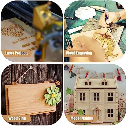 12 Pack Basswood Sheets Plywood Board 12 x 18 x 1/8 Inch- 3mm Thick Unfinished - Image 7