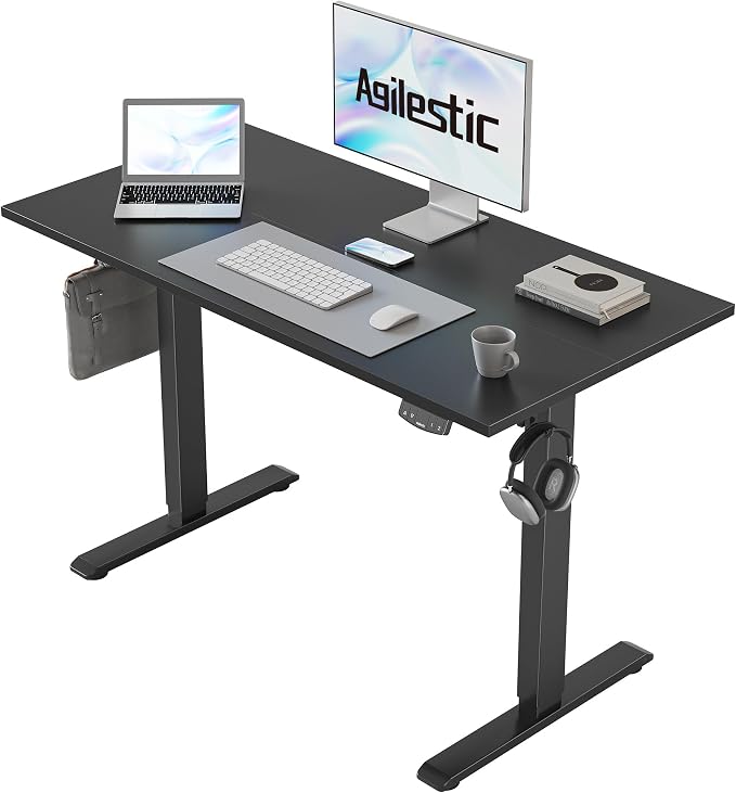 Agilestic Electric Standing Desk, 40 x 24 Inches Height Adjustable Desk by Agilestic