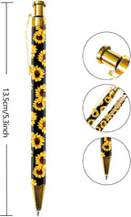 Ballpoint Pen 3Pcs Click Black Ink Metal Retractable 1.0 mm Medium Ballpoint - Image 3