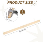MECCANIXITY 6Pcs Basswood Sticks, 9/16" x 9/16" x 16" Square Wooden Dowel Rods - Image 2