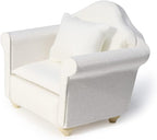 Dollhouse Couch with Pillow 1 12 Scale Miniature Sofa Arm Chair Living Room by Cuteminifulfillsallyourfantasiesabouttheminihomeinyourdreams
