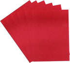 6 Pcs, 8 x 12 Inch Red Felt Sheets - Image 5