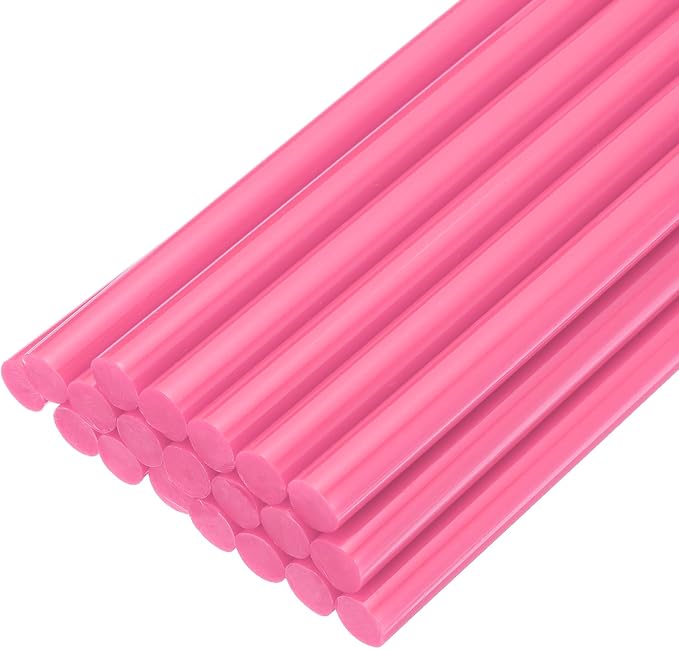 uxcell 20pcs Hot Glue Sticks for Glue Gun 7mm/0.28-inch x 8-inch Mini Hot Melt by uxcell