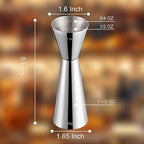 Briout Jigger for Bartending, Double Cocktail Jigger Japanese Premium 304 Food - Image 3