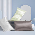 2 Pack 100％ Silk Pillowcase for Hair and Skin, Soft Breathable Smooth Cooling - Image 6
