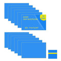 XLNT TECH Engraving Blank Materials ABS Double Color Plastic Sheet, Light by MaterialsParts