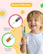 TECJOE 3 Pack Paint with Water Coloring Books - Image 4