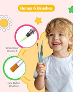 TECJOE 3 Pack Paint with Water Coloring Books - Image 4