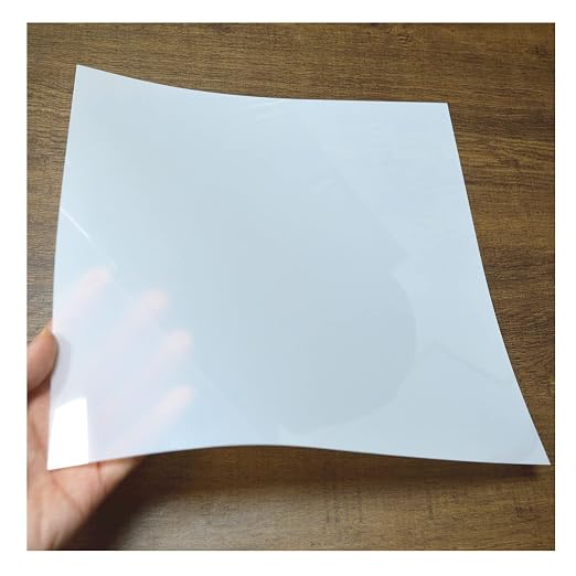 BANLTRE 12 Sheets 7.5 mil Mylar Sheet 12 x 12 inch Milky Translucent PET Blank - Image 7