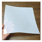 BANLTRE 12 Sheets 7.5 mil Mylar Sheet 12 x 12 inch Milky Translucent PET Blank - Image 7