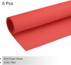 MECCANIXITY EVA Foam Sheets Red 35.4 Inch x 19.7 Inch 2mm Thick Crafts Foam - Image 3
