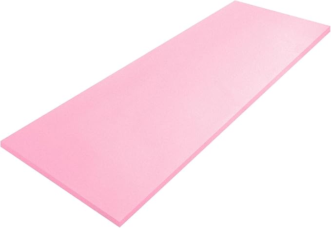 Amylove 1 Pack Polyurethane Foam 1" x 24" x 72" High Density Cushion Upholstery by Amylove